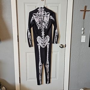 Dimond skeleton body suit